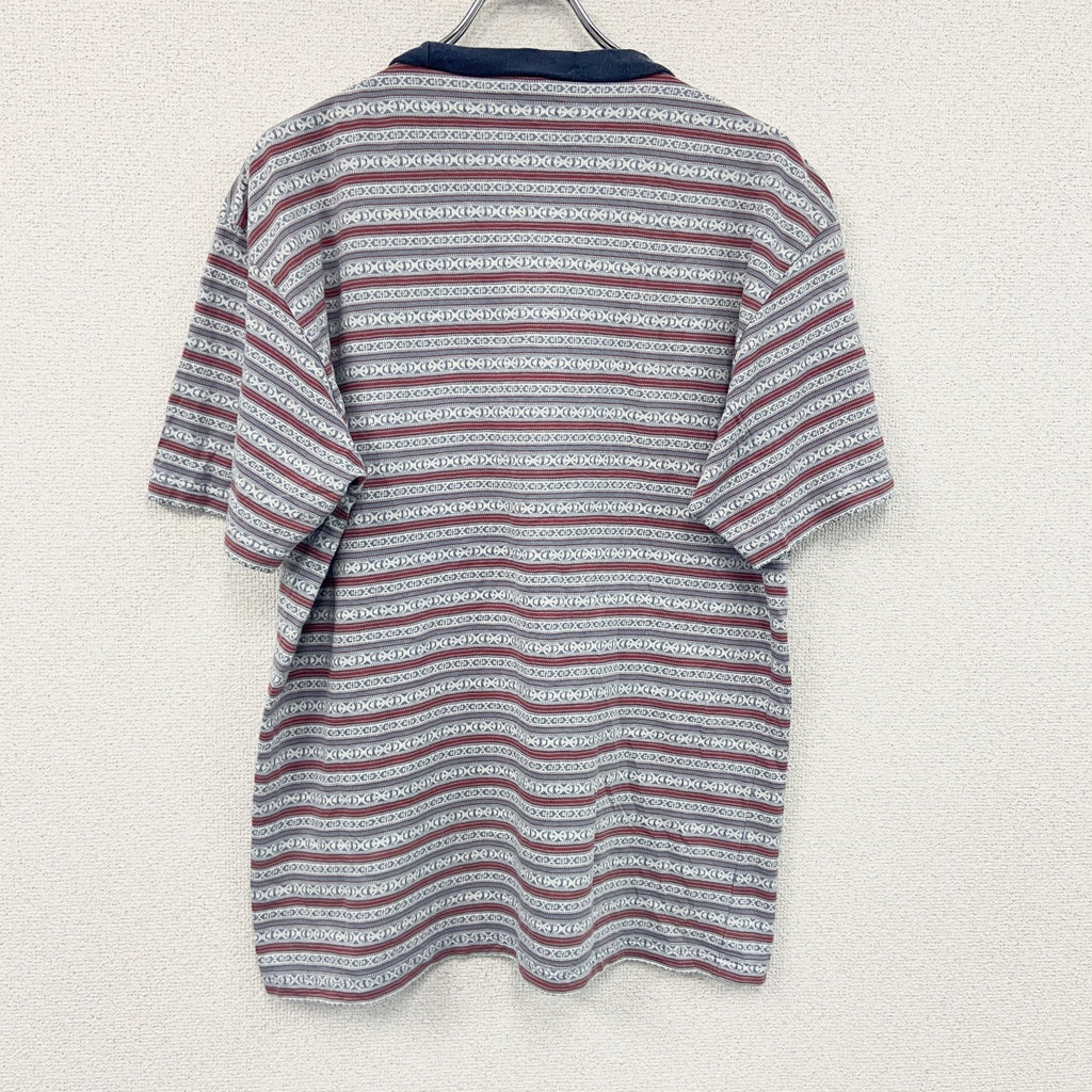 Champion　チャンピオン　半袖Tシャツ　総柄　マルチカラー　Lサイズ