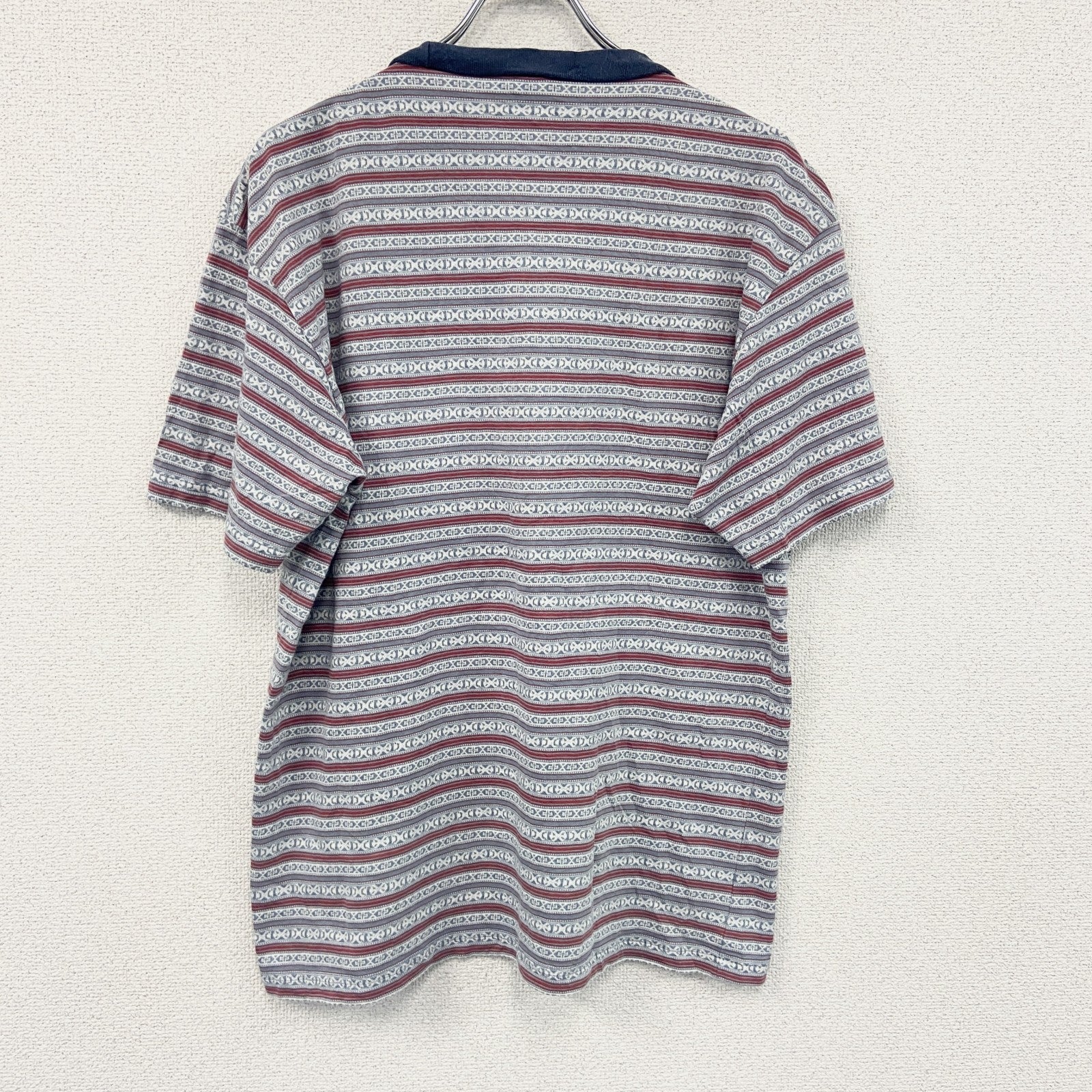 Champion　チャンピオン　半袖Tシャツ　総柄　マルチカラー　Lサイズ