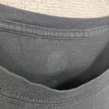 古着 used　鬼滅の刃　半袖アニメプリントTシャツ　レトロ　クルーネック　伊之助　いのすけ　黒　ブラック　2XLサイズ