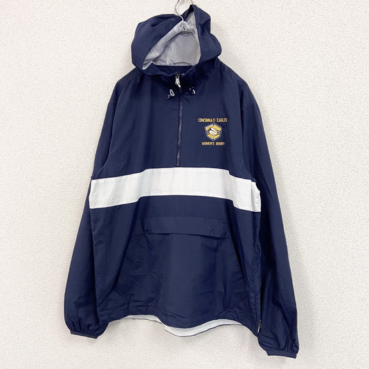 Sport-Tek　アノラックパーカー　紺　ネイビー　Mサイズ