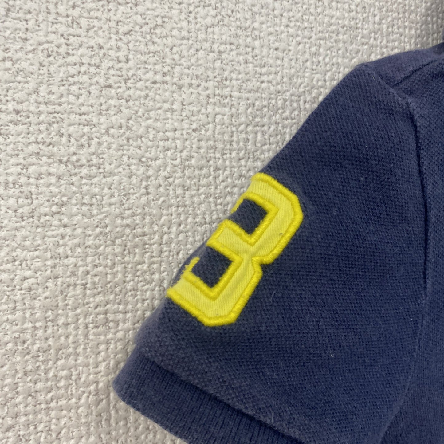 Polo By Ralph Lauren　ラルフローレン　半袖ポロシャツ　刺繡ロゴ　紺　ネイビー　24Mサイズ