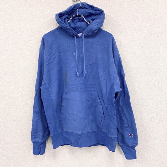 Champion　チャンピオン　リバースウィーブ　スウェットパーカー/フーディー　青　ブルー　Lサイズ