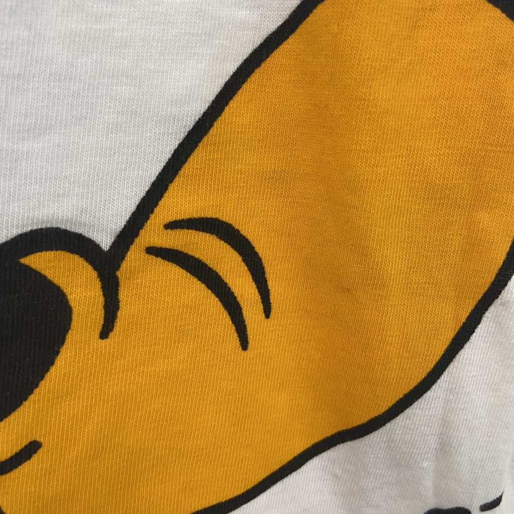 Disney　MICKEY MOUSE　ミッキーマウス　半袖プリントTシャツ　白　ホワイト　Mサイズ