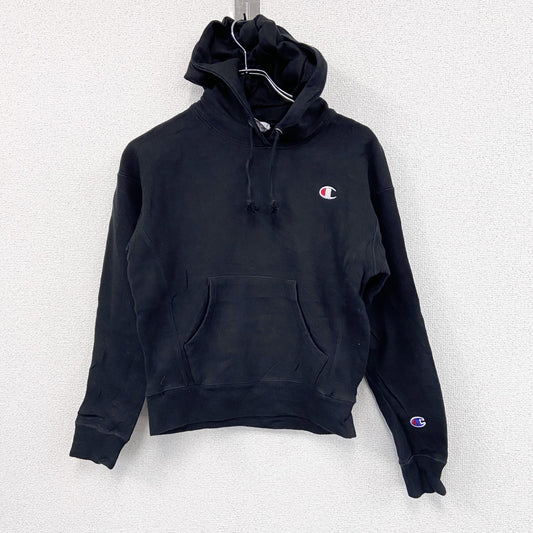 Champion　チャンピオン　リバースウィーブ　スウェットパーカー/フーディー　黒　ブラック　XSサイズ