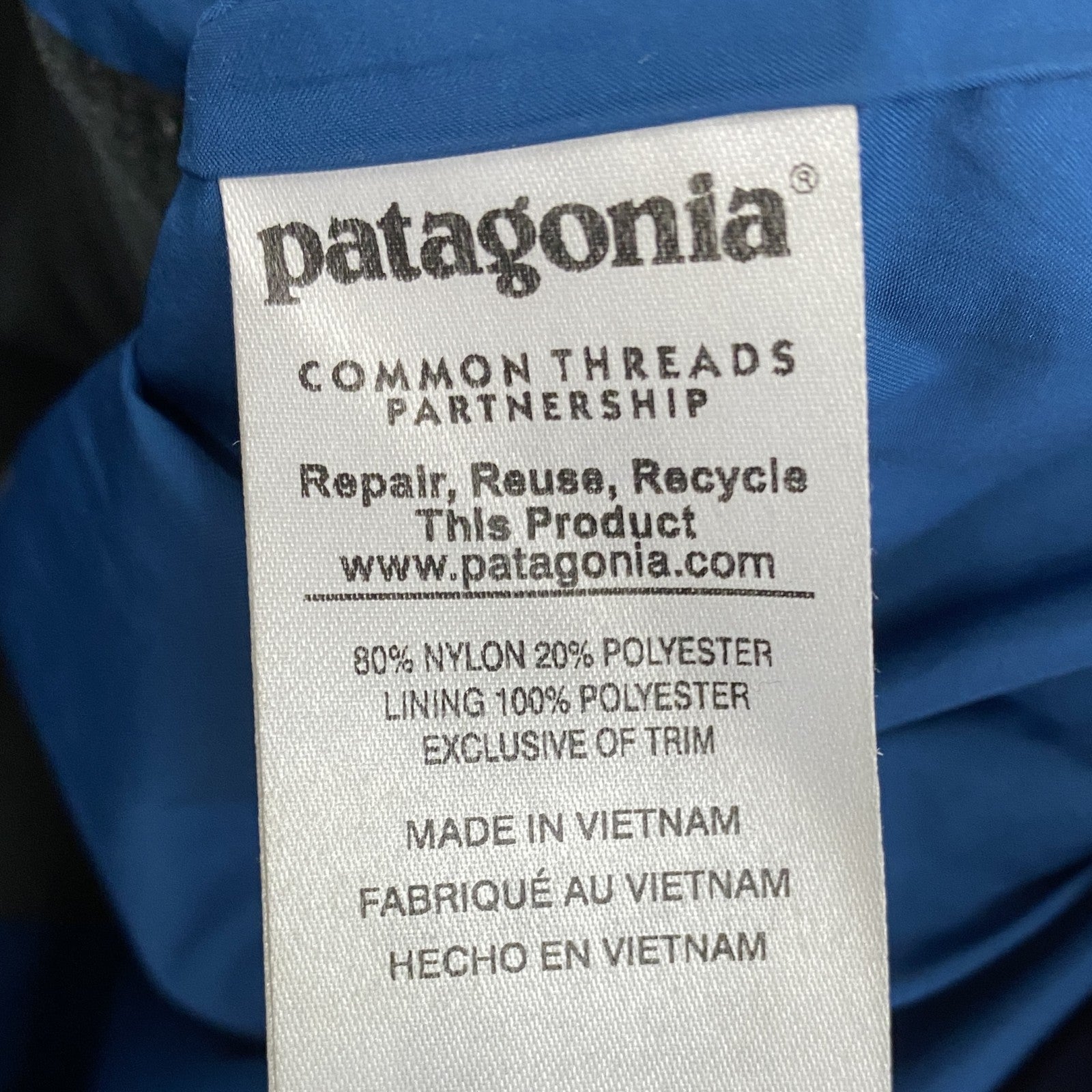 patagonia　パタゴニア　ウインドスウィープジャケット　フルジップナイロンジャケット　紺　ネイビー　