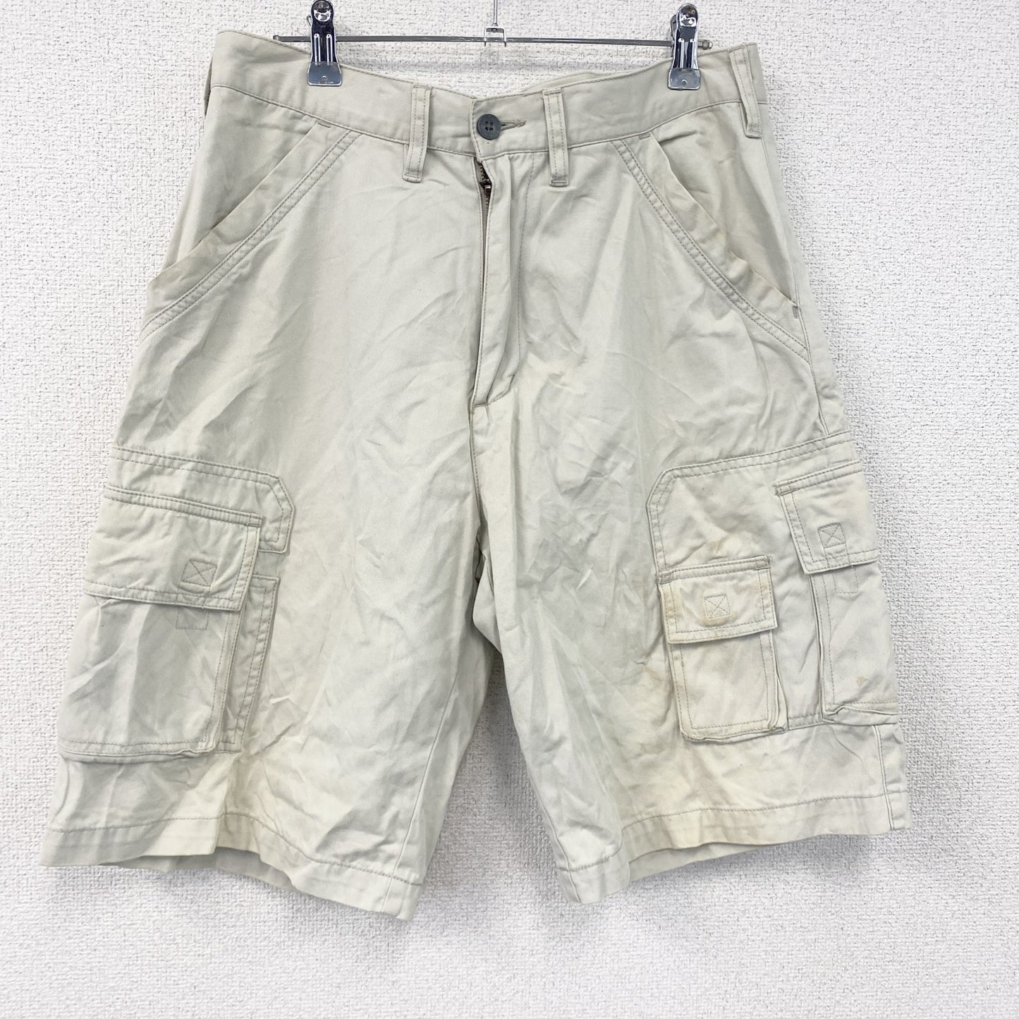 Carvin Klein Jeans　カルバンクラインジーンズ　ハーフカーゴパンツ/ショートパンツ　白　ホワイト　32サイズ