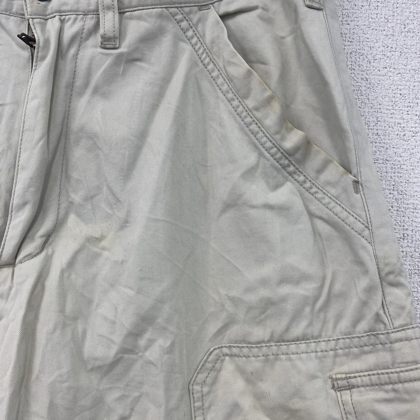 Carvin Klein Jeans　カルバンクラインジーンズ　ハーフカーゴパンツ/ショートパンツ　白　ホワイト　32サイズ
