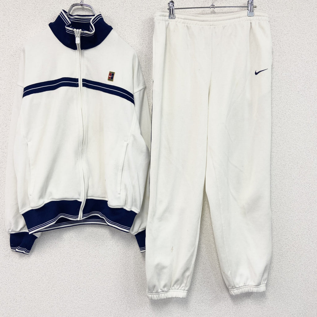 NIKE　ナイキ　ジャージセットアップ　トラックジャケット　トラックパンツ　白　ホワイト　Lサイズ
