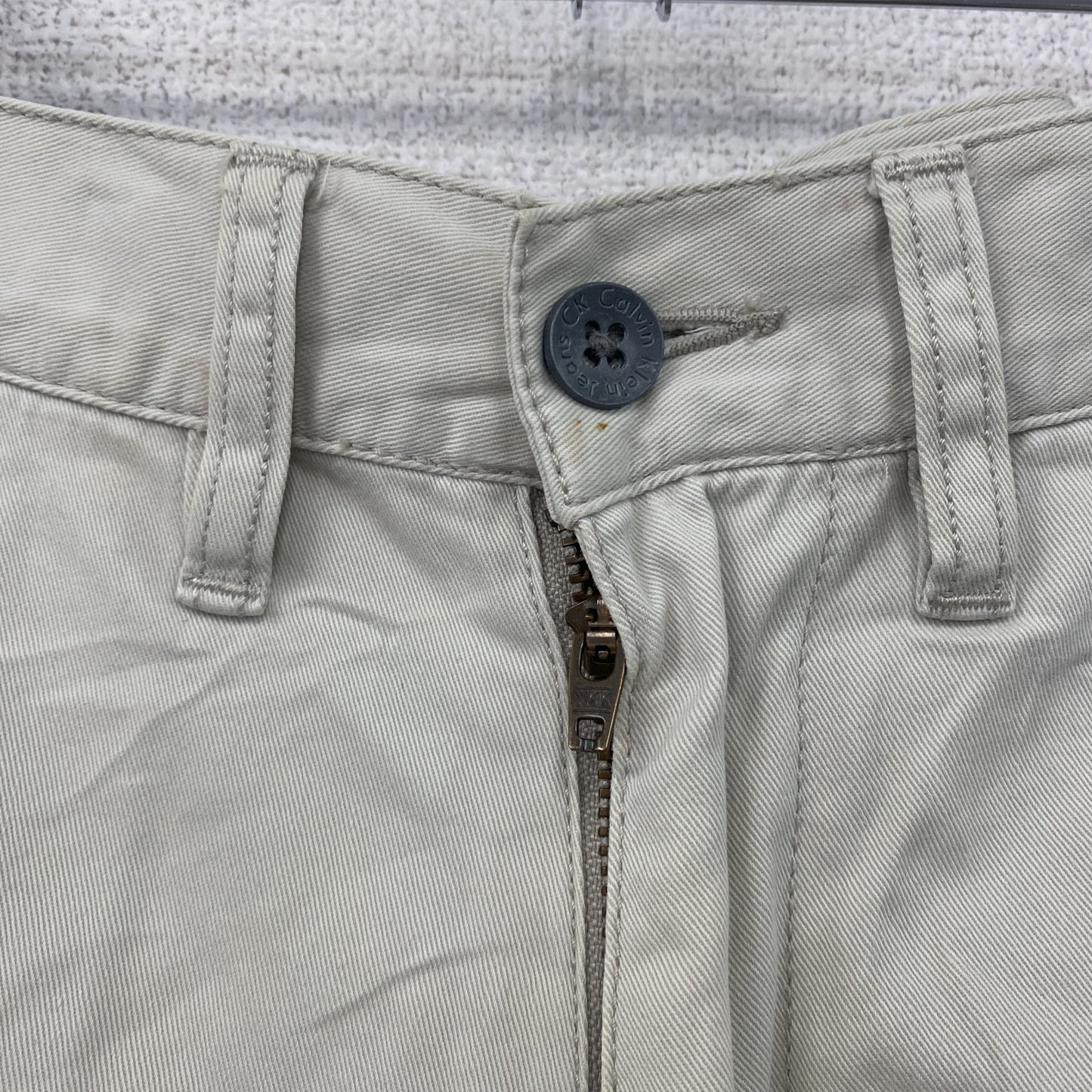 Carvin Klein Jeans　カルバンクラインジーンズ　ハーフカーゴパンツ/ショートパンツ　白　ホワイト　32サイズ