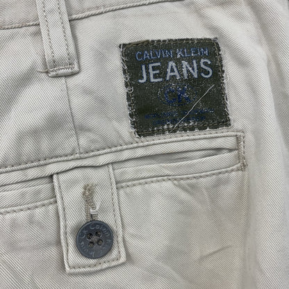 Carvin Klein Jeans　カルバンクラインジーンズ　ハーフカーゴパンツ/ショートパンツ　白　ホワイト　32サイズ