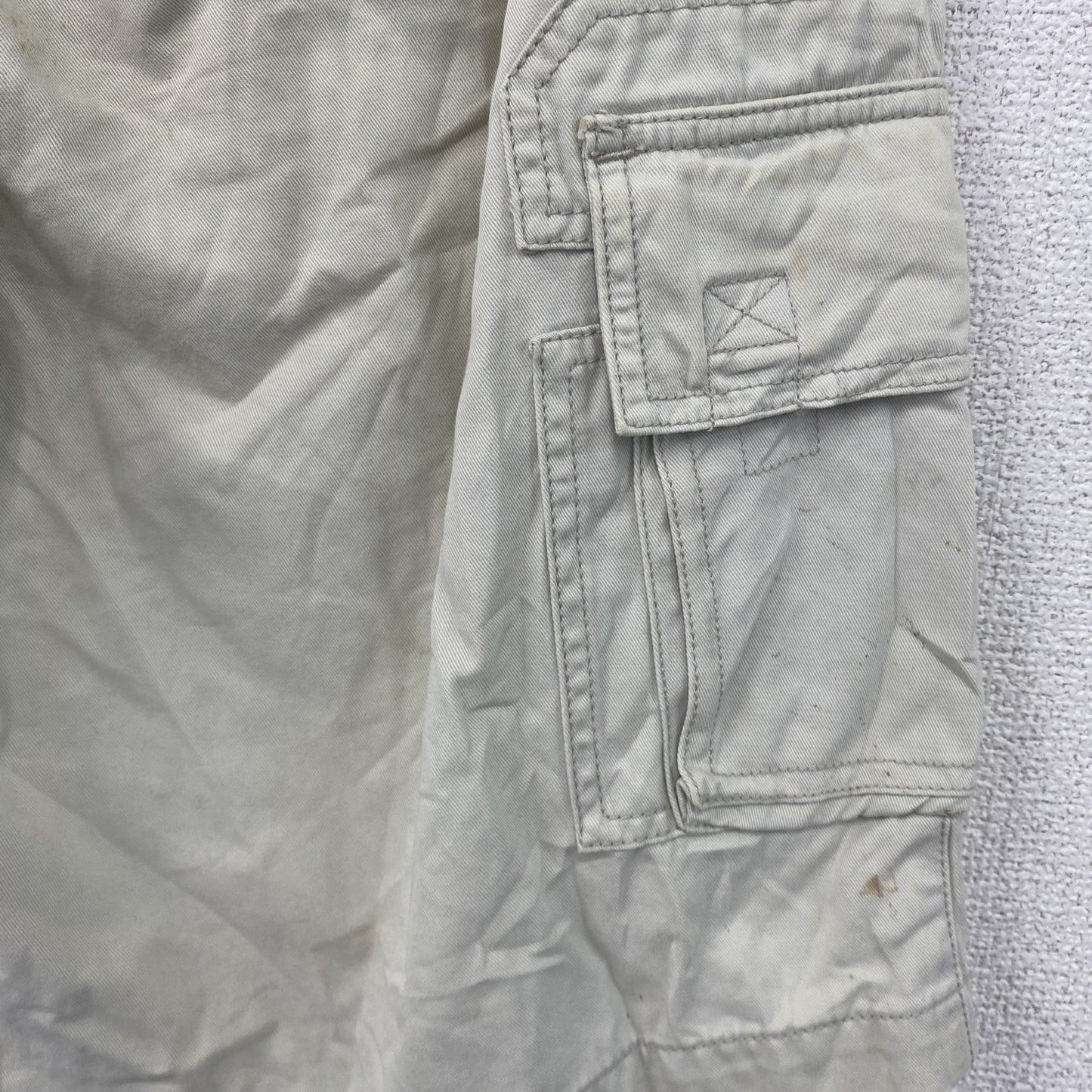 Carvin Klein Jeans　カルバンクラインジーンズ　ハーフカーゴパンツ/ショートパンツ　白　ホワイト　32サイズ