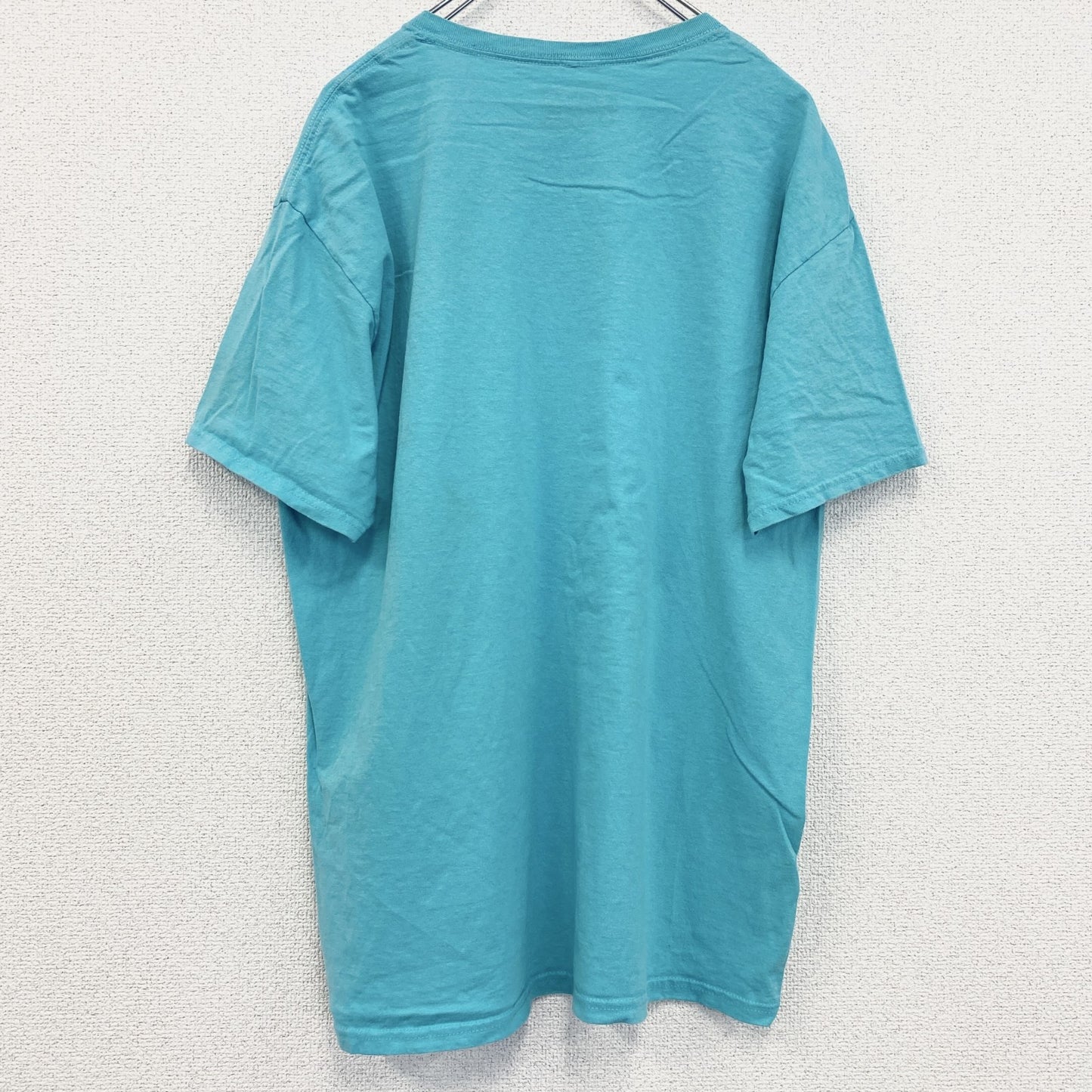 古着 used　NARUTO　ナルト　半袖プリントTシャツ　アニメ　ライトブルー　水色　クルーネック　少年ジャンプ　Lサイズ