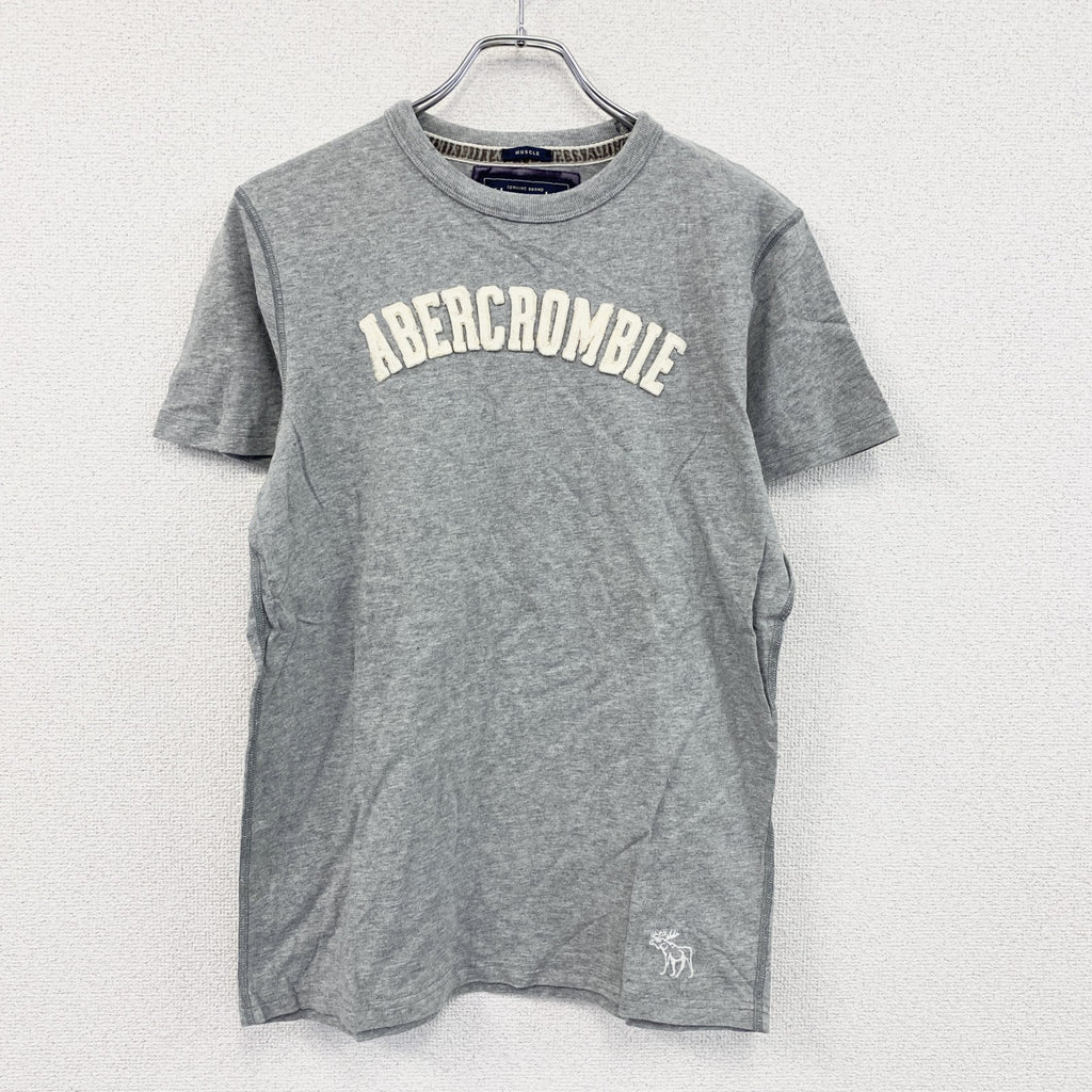 Abercrombie&Fitch　アバクロンビー&フィッチ　半袖Tシャツ　灰色　グレー　Mサイズ