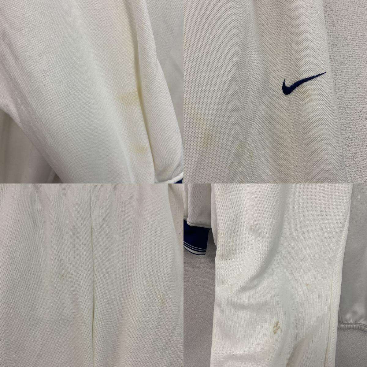 NIKE　ナイキ　ジャージセットアップ　トラックジャケット　トラックパンツ　白　ホワイト　Lサイズ