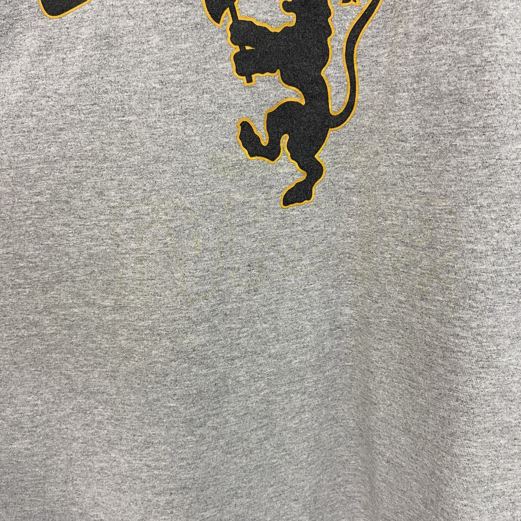古着 used　チャンピオン　カレッジ　半袖プリントTシャツ　セントオラフ　灰色　ライトグレー　XLサイズ
