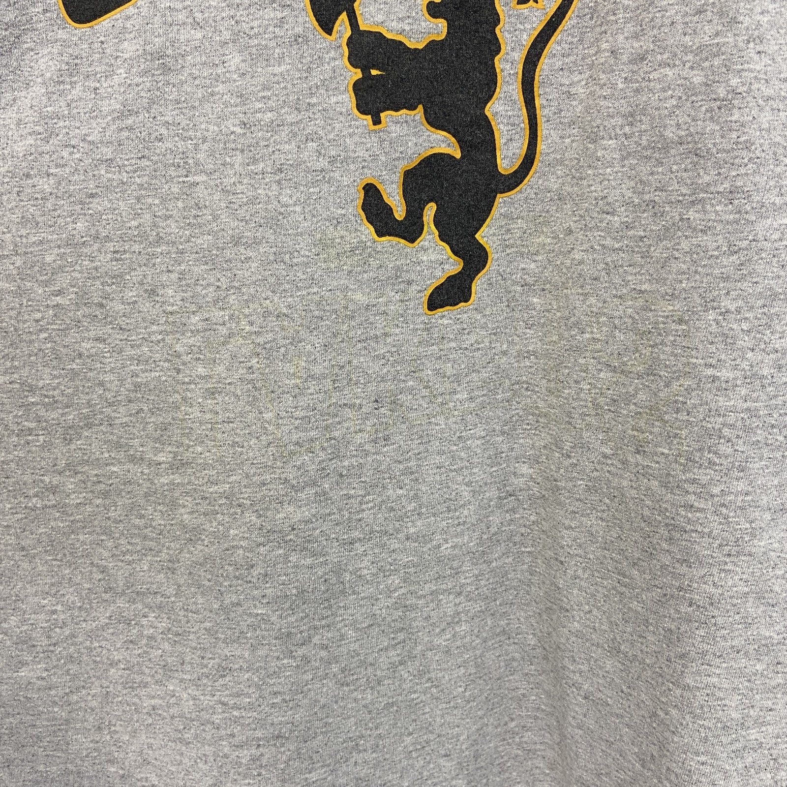 古着 used　チャンピオン　カレッジ　半袖プリントTシャツ　セントオラフ　灰色　ライトグレー　XLサイズ