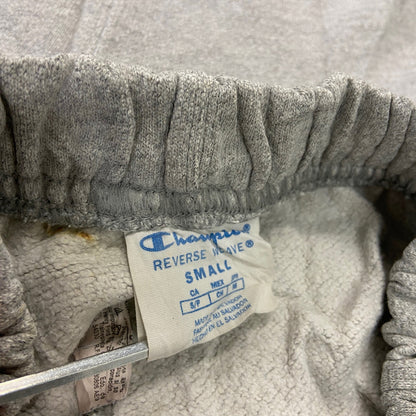 Champion　チャンピオン　リバースウィーブ　スウェットパンツ　3連プリント　灰色　グレー　Sサイズ