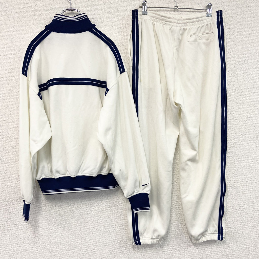 NIKE　ナイキ　ジャージセットアップ　トラックジャケット　トラックパンツ　白　ホワイト　Lサイズ