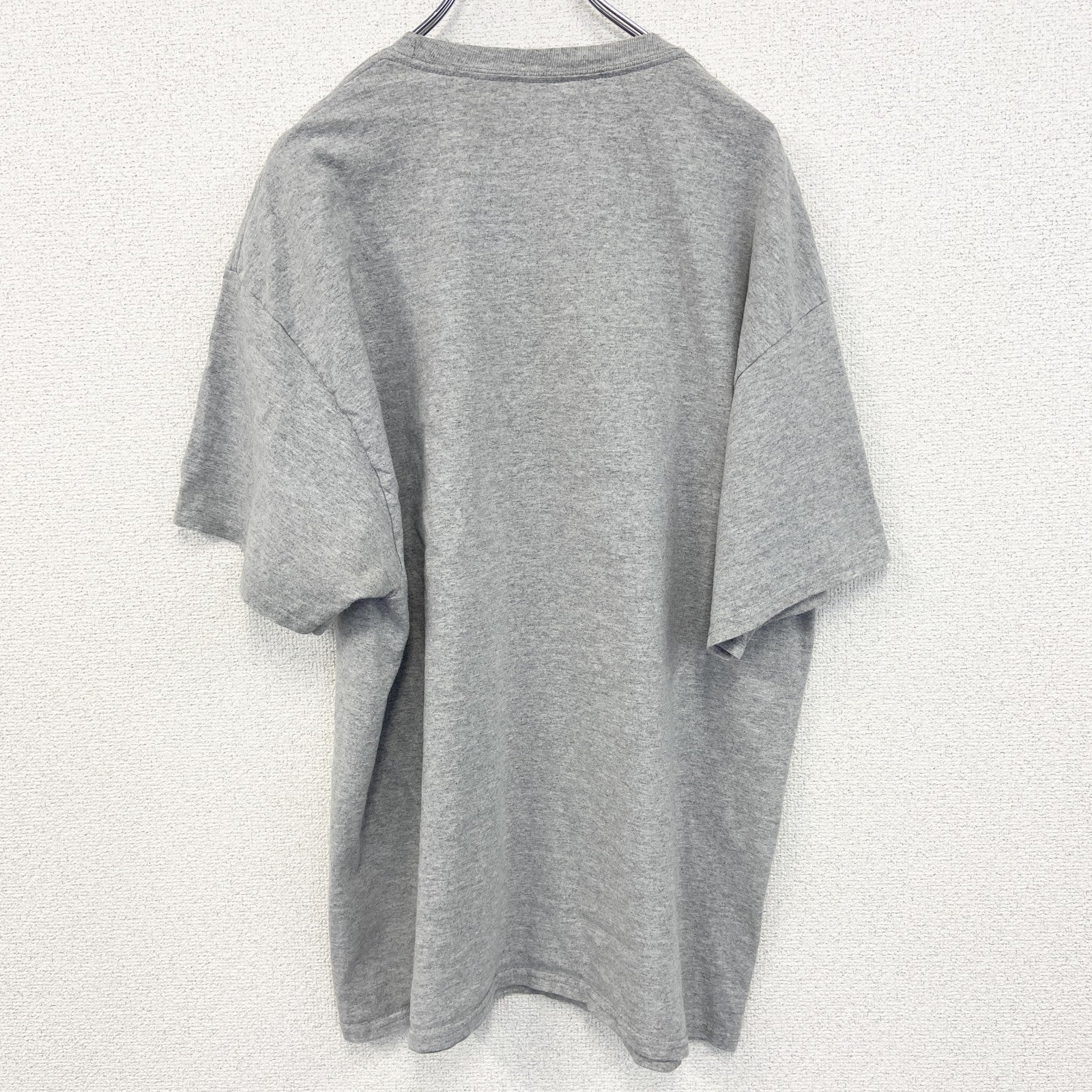 古着 used　チャンピオン　カレッジ　半袖プリントTシャツ　セントオラフ　灰色　ライトグレー　XLサイズ