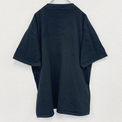 古着 used　NFL　半袖オフィシャルプリントTシャツ　アメフト　クルーネック　レトロデザイン　黒　ブラック　XLサイズ