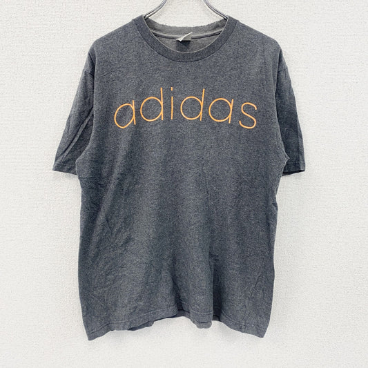 adidas　アディダス　半袖プリントTシャツ　灰色　グレー　Mサイズ