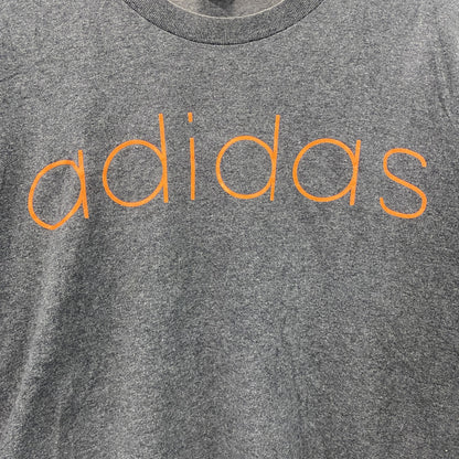 adidas　アディダス　半袖プリントTシャツ　灰色　グレー　Mサイズ