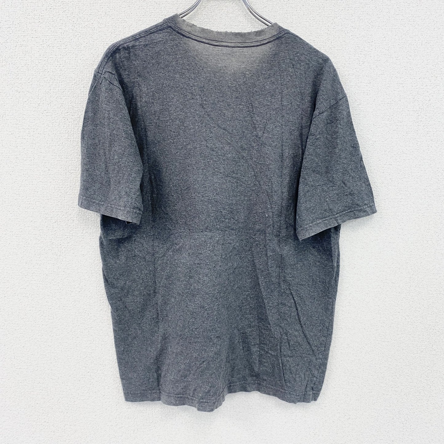 adidas　アディダス　半袖プリントTシャツ　灰色　グレー　Mサイズ