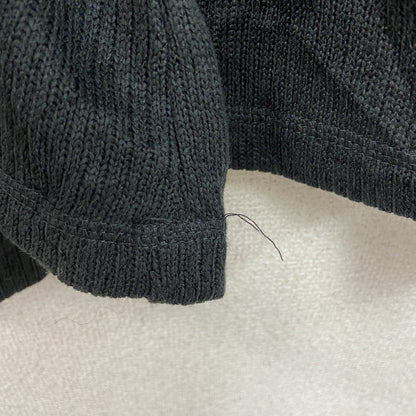 Champion　チャンピオン　ハーフジップスウェット/トレーナー　刺繍ロゴ　ワンポイント　現行　黒　ブラック　Lサイズ