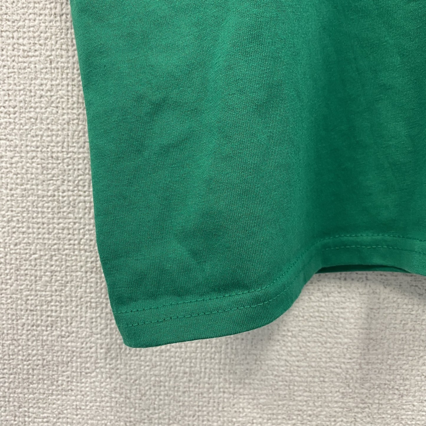 古着 used　90s　Hanes ヘインズ　半袖プリントTシャツ　シングルステッチ　緑　ヴィンテージ　レトロ　XLサイズ
