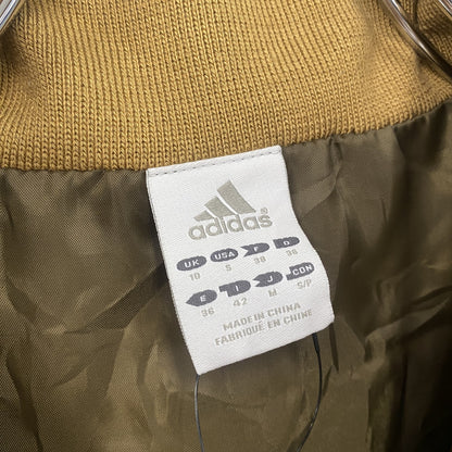 adidas　アディダス　キルティングジャケット/ナイロンジャケット　茶色　ブラウン　Mサイズ