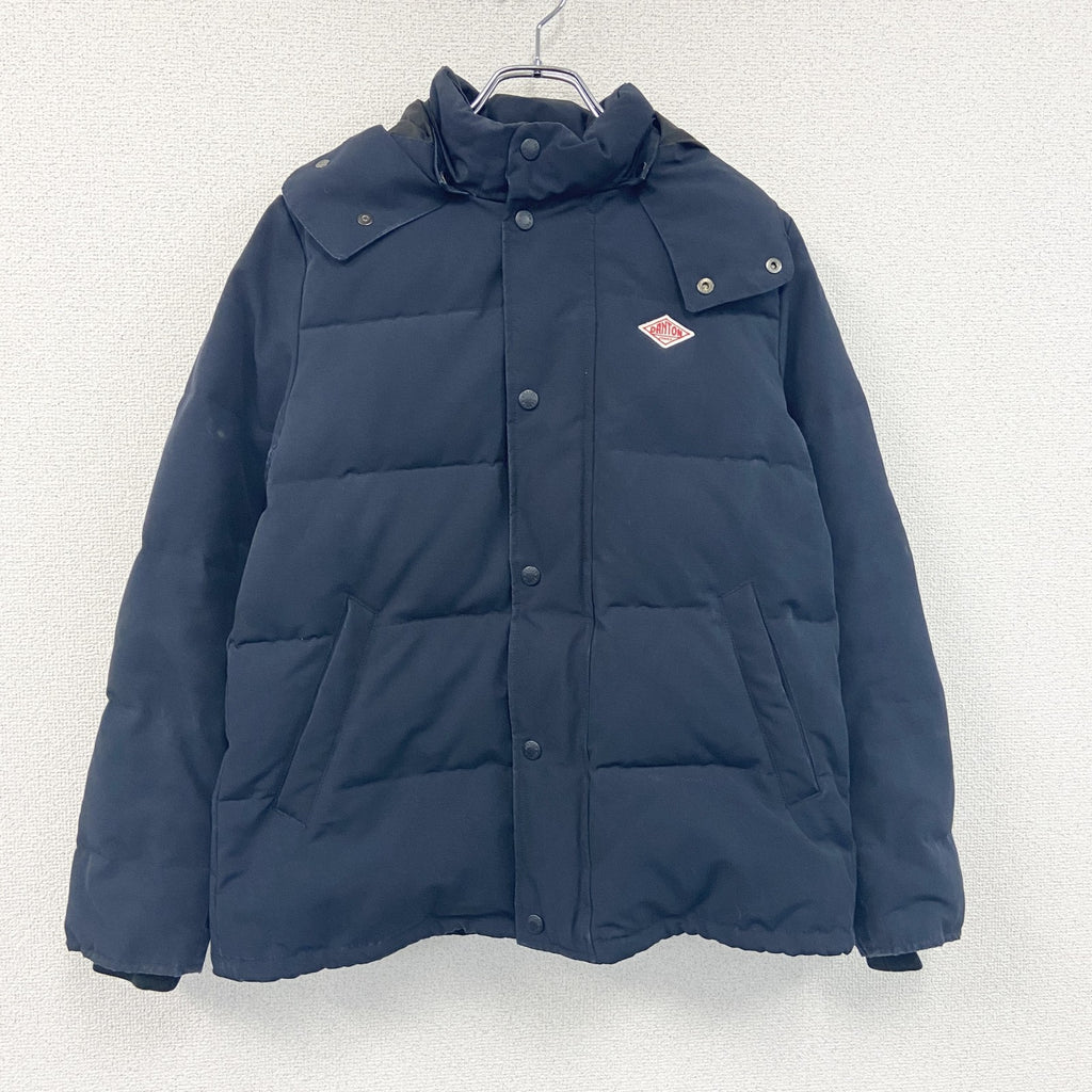 DANTON　ダントン　ダウンジャケット　ダウン80％　紺　ネイビー　36サイズ
