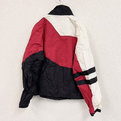 90s　Holloway　ホロウェイ　フルジップナイロンジャケット　ヴィンテージ　マルチカラー　レッド　Mサイズ