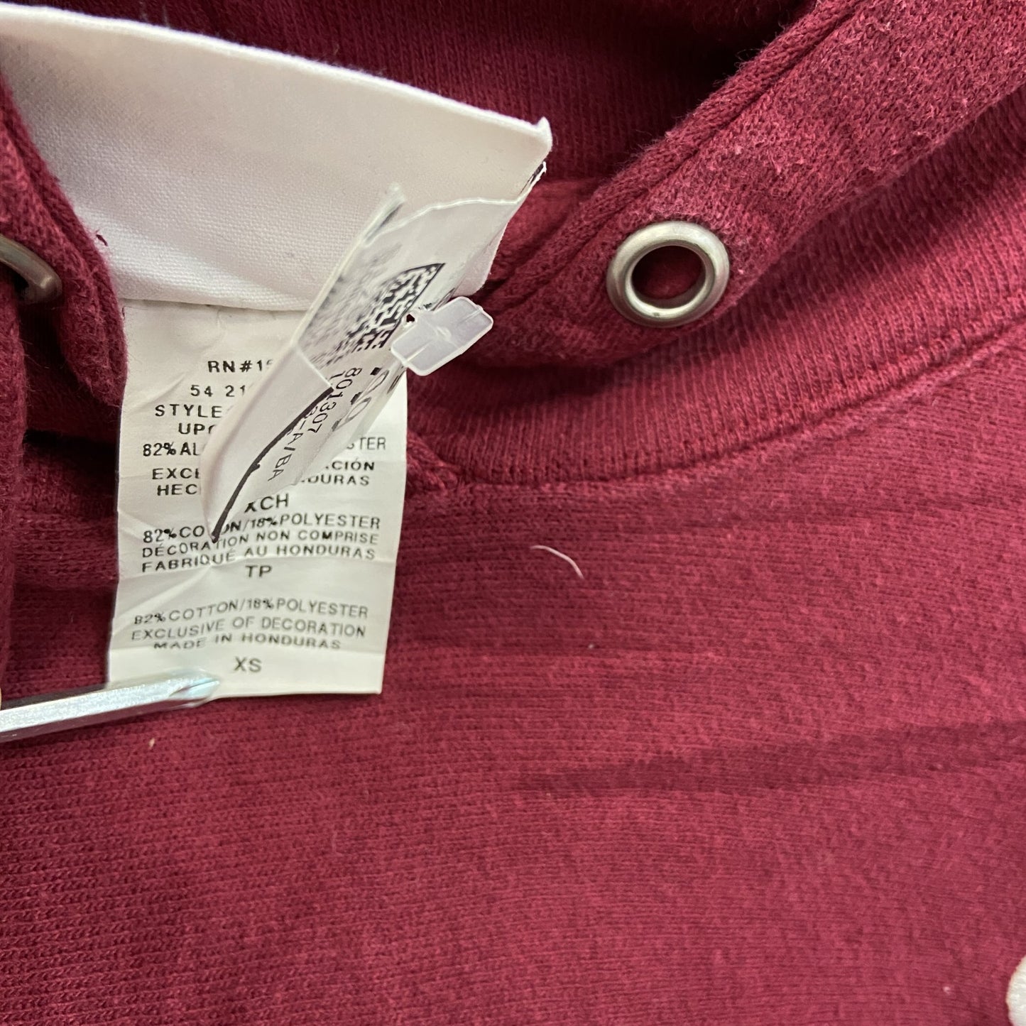 Champion　チャンピオン　リバースウィーブ　スウェットパーカー/フーディー　赤　レッド　XSサイズ