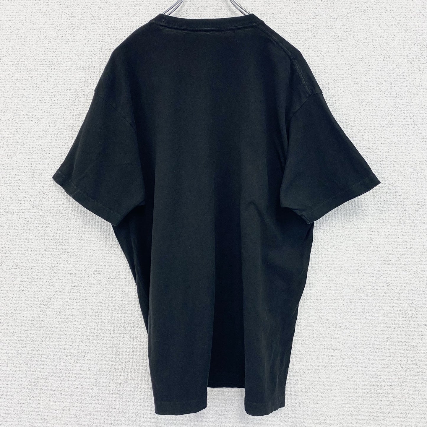 古着 used　僕のヒーローアカデミア　半袖アニメプリントTシャツ　ヒロアカ　黒　ブラック　クルーネック　トガヒミコ　2XLサイズ