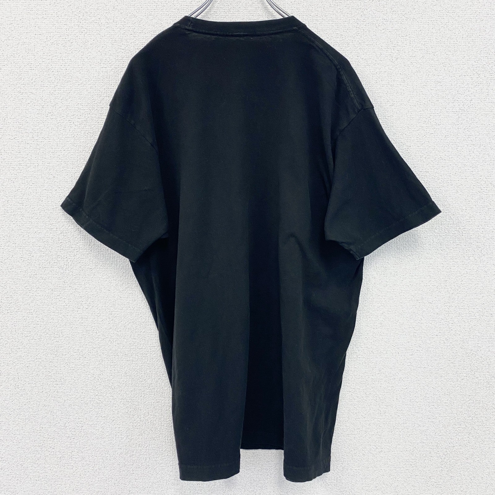 古着 used　僕のヒーローアカデミア　半袖アニメプリントTシャツ　ヒロアカ　黒　ブラック　クルーネック　トガヒミコ　2XLサイズ