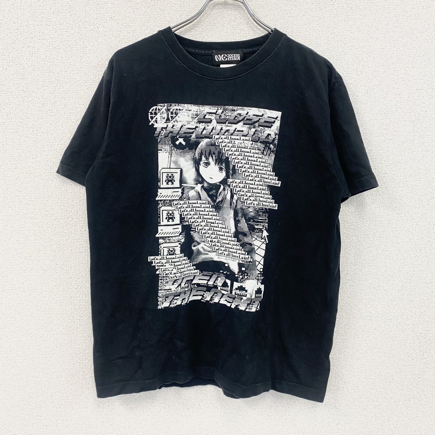 NC帝國　serial experiments　半袖プリントTシャツ　黒　ブラック　Lサイズ