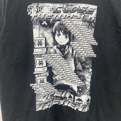 NC帝國　serial experiments　半袖プリントTシャツ　黒　ブラック　Lサイズ