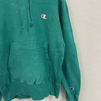 Champion　チャンピオン　リバースウィーブ　スウェットパーカー/フーディー　緑　グリーン　XSサイズ