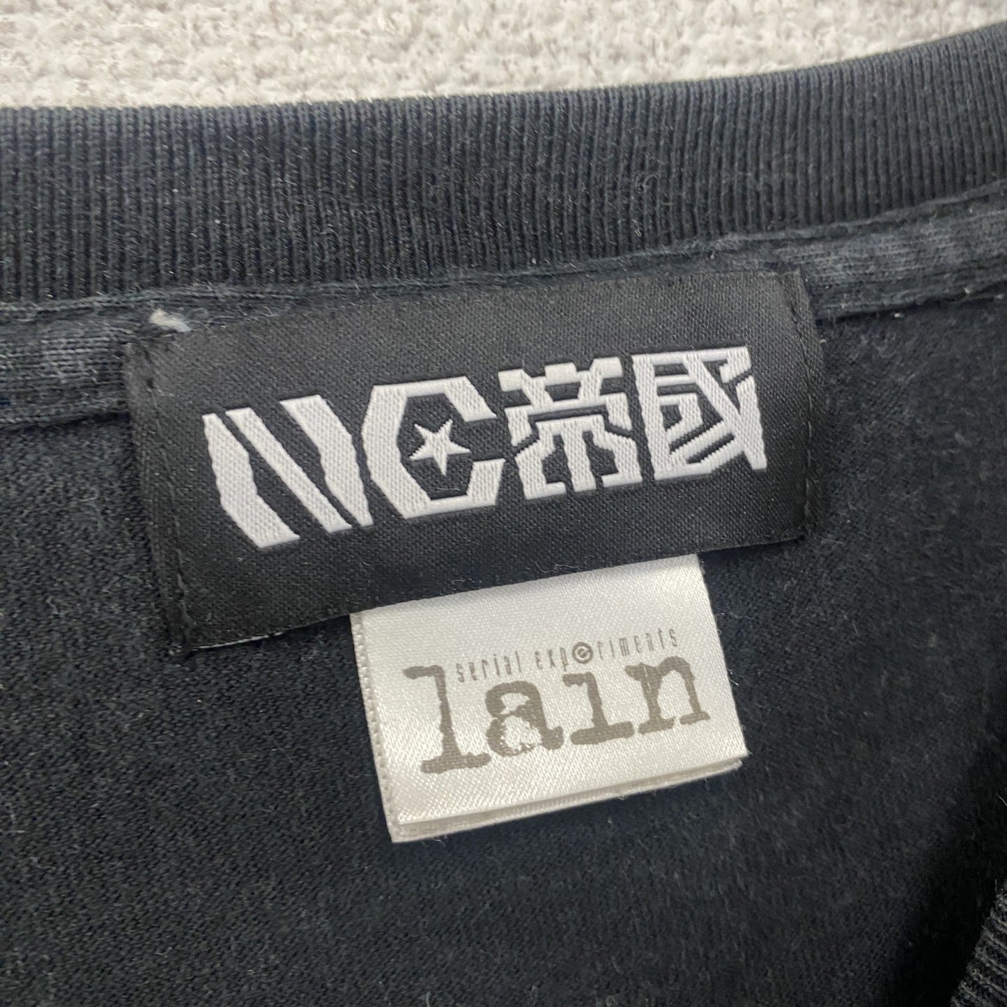 NC帝國　serial experiments　半袖プリントTシャツ　黒　ブラック　Lサイズ