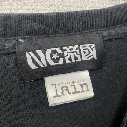 NC帝國　serial experiments　半袖プリントTシャツ　黒　ブラック　Lサイズ