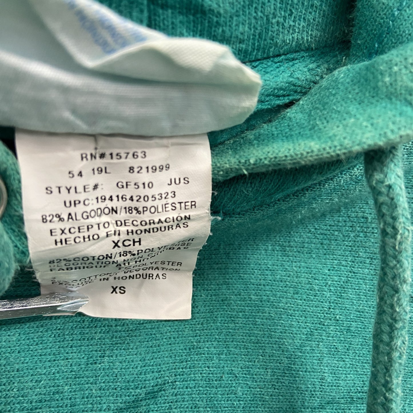 Champion　チャンピオン　リバースウィーブ　スウェットパーカー/フーディー　緑　グリーン　XSサイズ