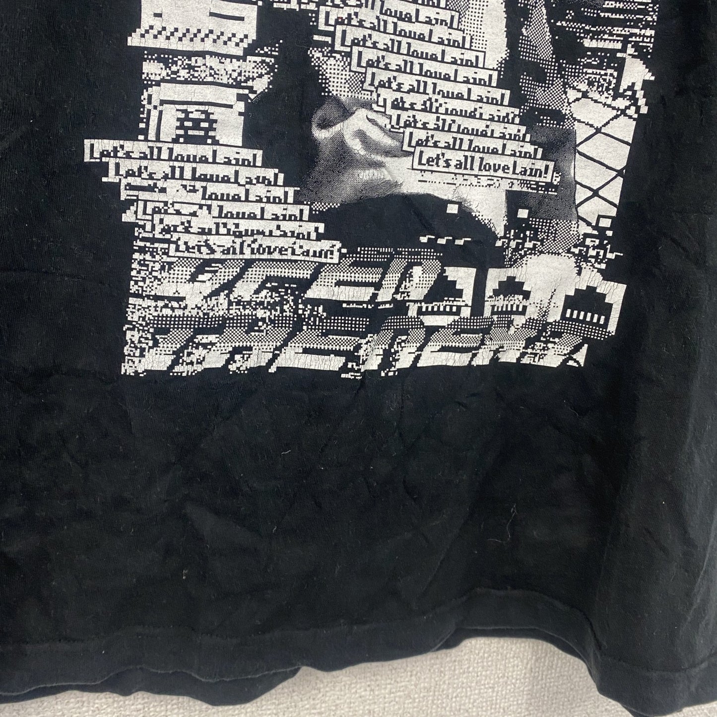 NC帝國　serial experiments　半袖プリントTシャツ　黒　ブラック　Lサイズ