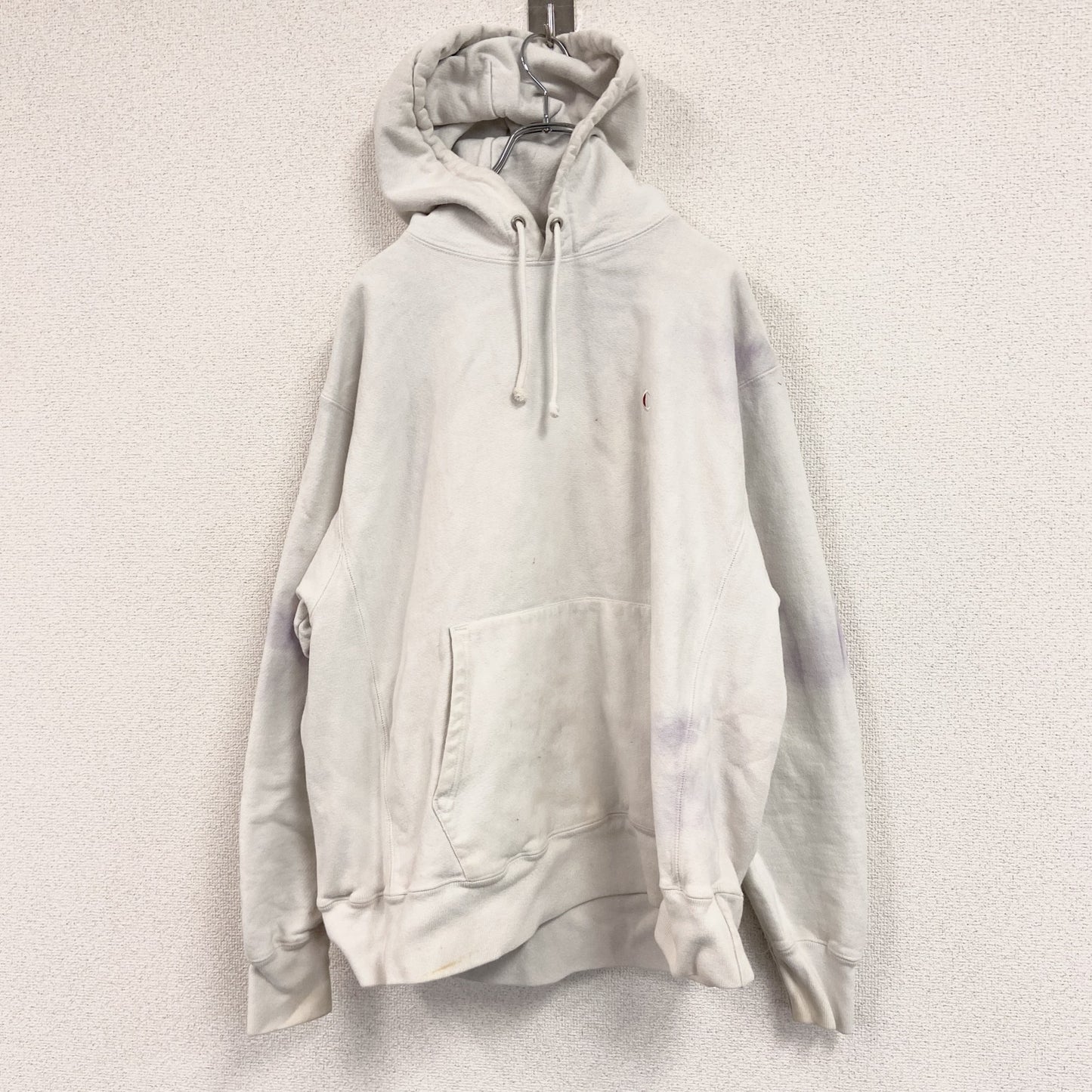 Champion　チャンピオン　リバースウィーブ　スウェットパーカー/フーディー　白　ホワイト　XLサイズ