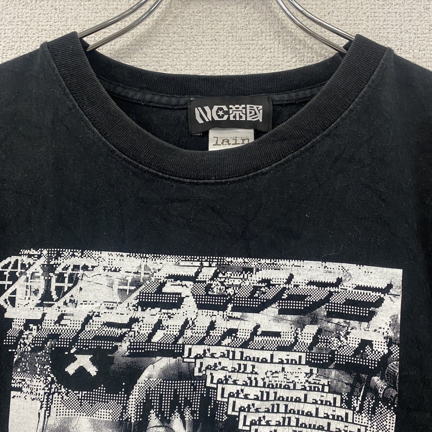 NC帝國　serial experiments　半袖プリントTシャツ　黒　ブラック　Lサイズ