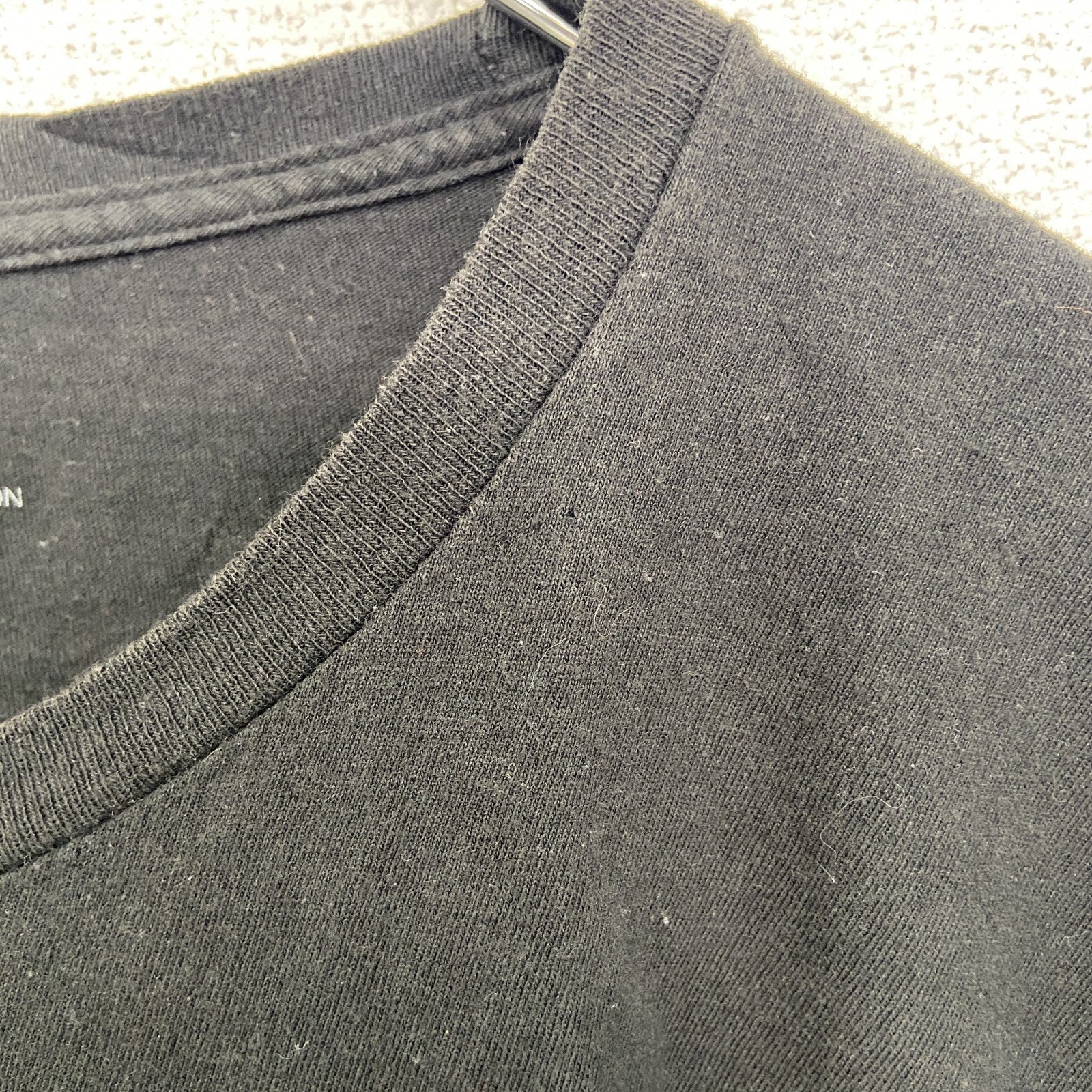 古着 used　半袖アニメプリントTシャツ　ドラゴンボール　孫悟空　黒　ブラック　100%コットン　クルーネック　２XLサイズ