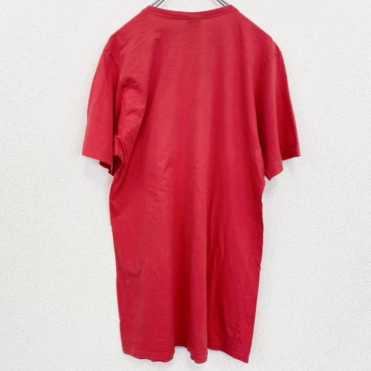 古着 used　半袖プリントTシャツ　いちご　ストロベリー　フルーツ　赤　レッド　クルーネック　レトロデザイン