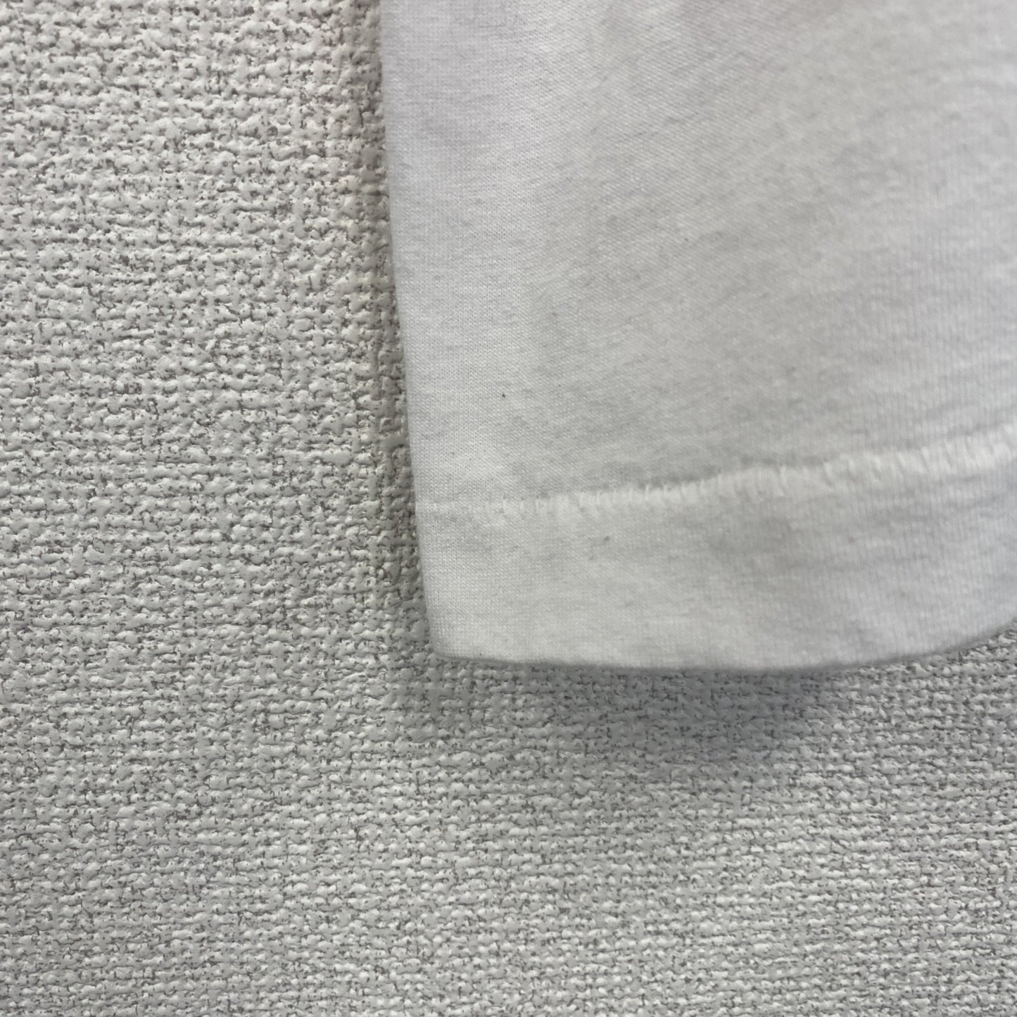 古着 used　半袖プリントTシャツ　鳥　インコ　カジュアルデザイン　シングルステッチ　90s　クルーネック　白　Lサイズ　