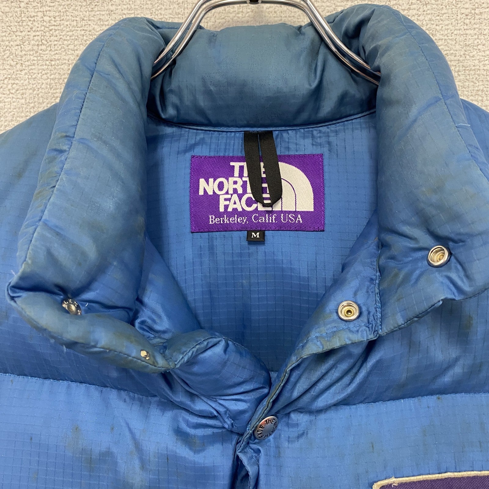 THE NORTH FACE　ザ・ノースフェイス　ダウンベスト　ダウン80%　青　ブルー　Mサイズ