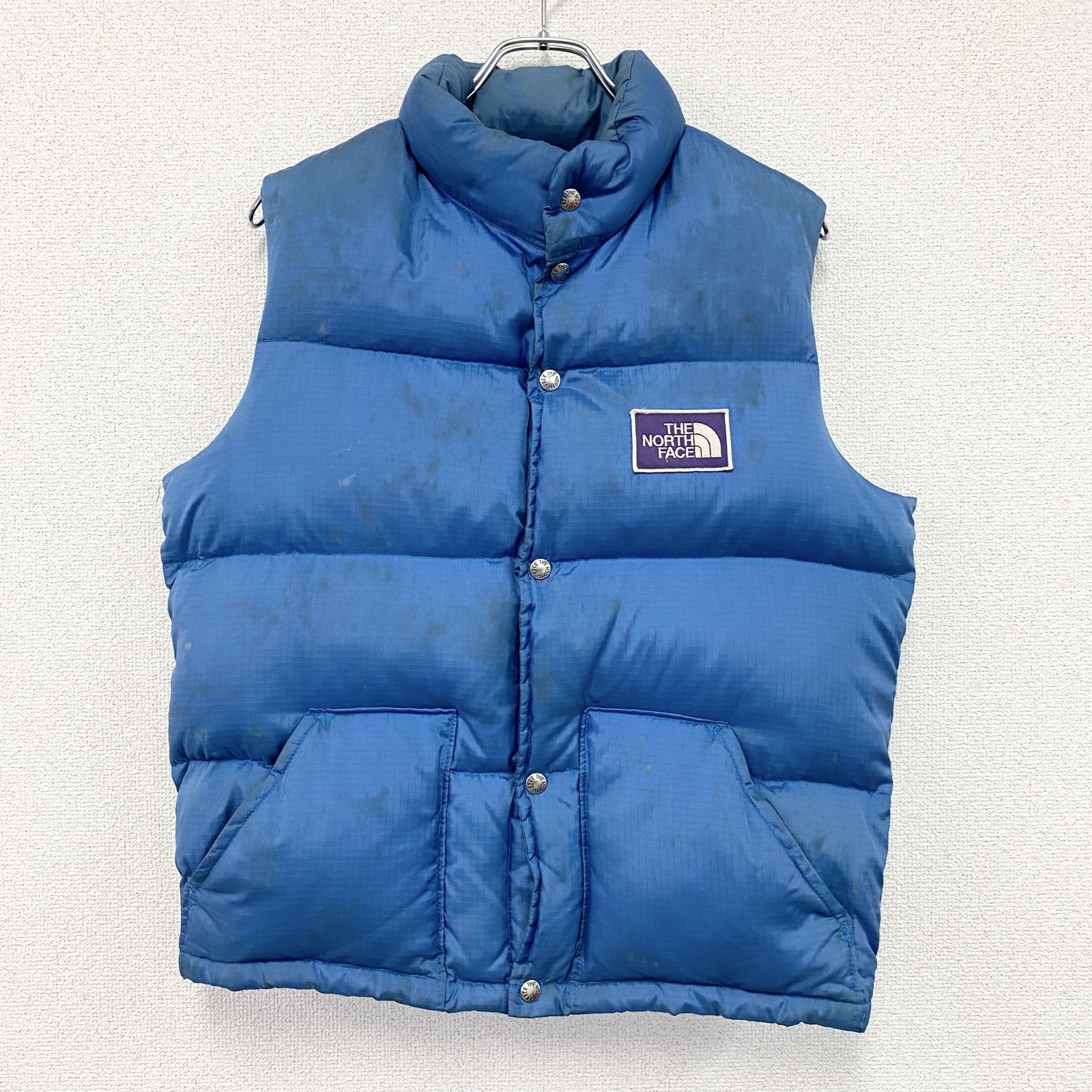 THE NORTH FACE　ザ・ノースフェイス　ダウンベスト　ダウン80%　青　ブルー　Mサイズ