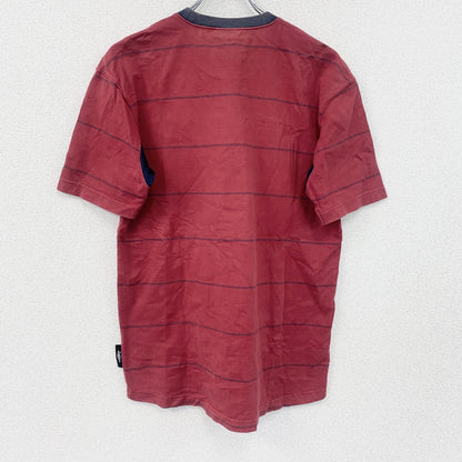 UMBRO　アンブロ　半袖プリントTシャツ　赤　レッド　Lサイズ